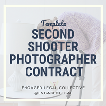 Load image into Gallery viewer, Second Shooter Contract