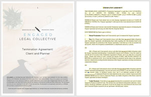 Wedding Planner cancel contract example text