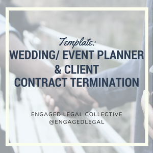 Wedding Planner cancel contract product image