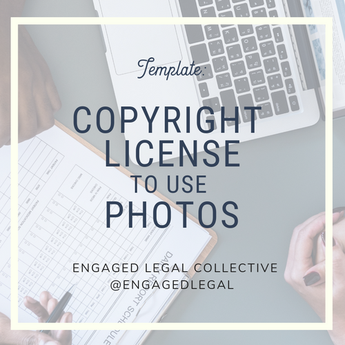 Copyright License to Use Photos-The Engaged Legal Collective