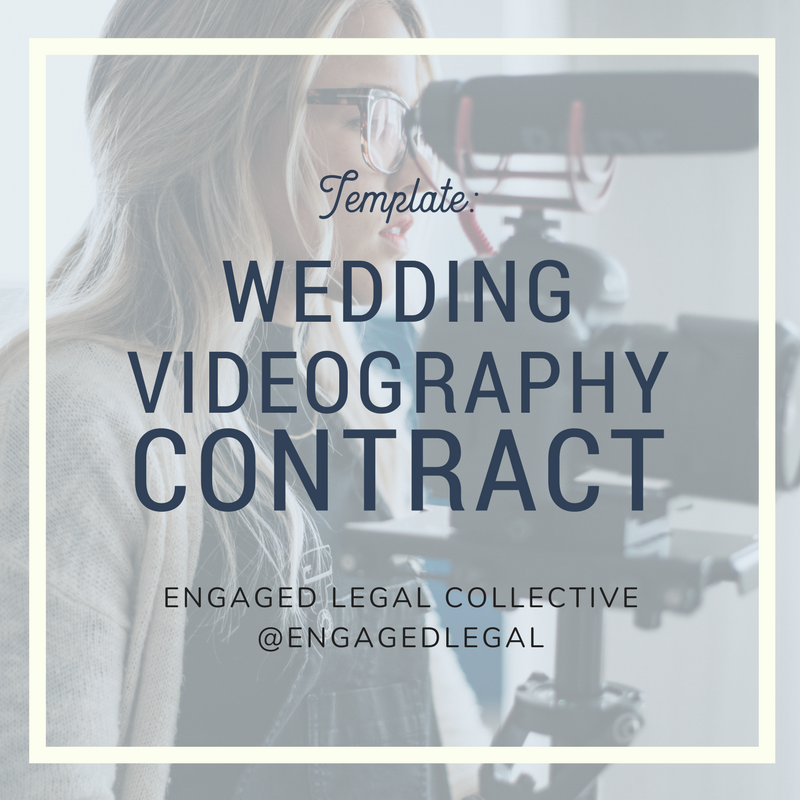 Wedding videography contract 60 photos