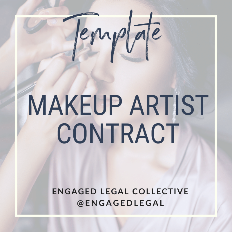 Makeup Artist Contract Template The